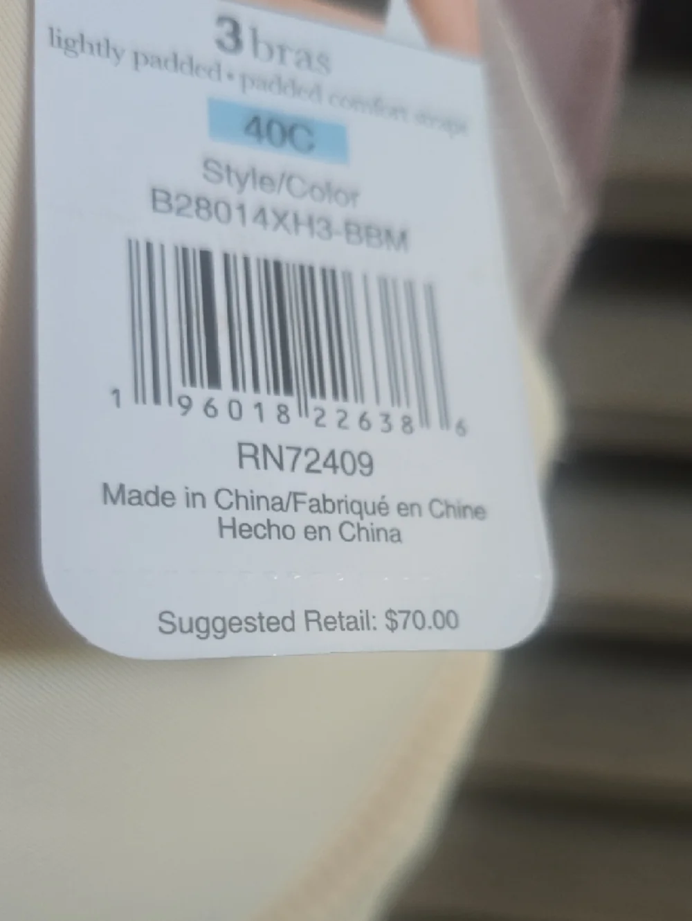 Rene Rofe Ligtly Padded With Comfort Strap. - Picture 12 of 12